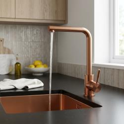 Pure.Sink Elite Steel Spark kitchen faucet PVD copper PS8040-62